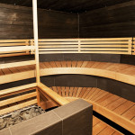 Uusittu sauna lupailee virkistäviä löylyjä.