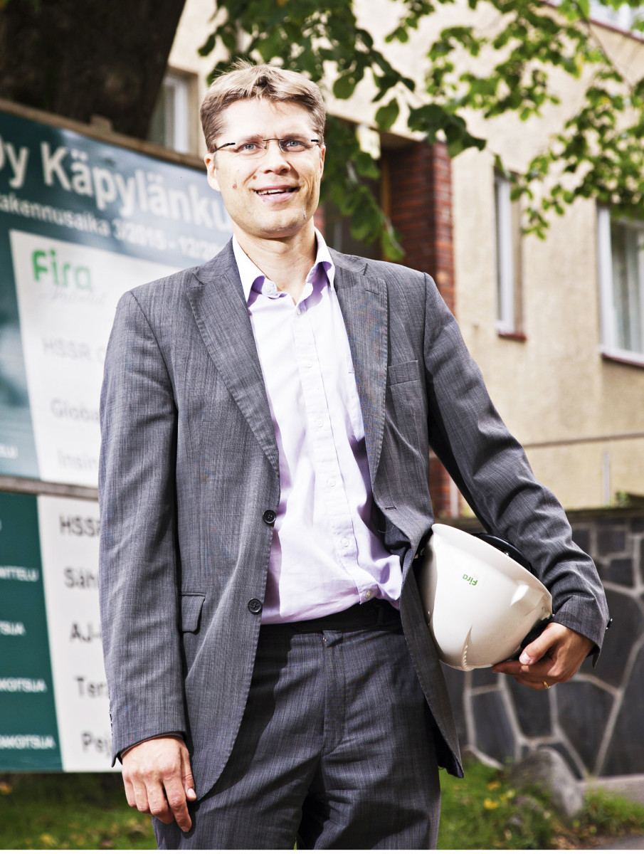 Fira Palvelut Oy:n toimitusjohtaja Sami Kokkonen haluaa toteuttaa unelmansa kehittämällä konsepteja putkiremonttien palveluliiketoimintaan.