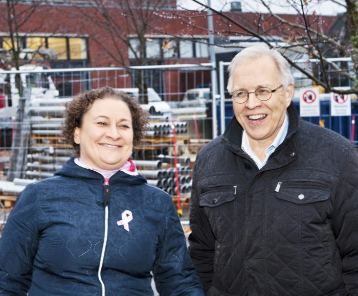 ”Olemme pääurakoitsijan pelikavereita”, rakennuttajan konsulttina toimivan Wise Group Finland Oy:n rakennuttajapäälliköt Mari Lautala ja Jussi Pöllönen vakuuttavat.